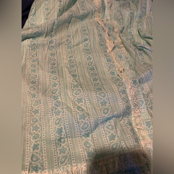 Blue Bishop Sleeve Peter Pan Collar Robe - Picture 10 of 15